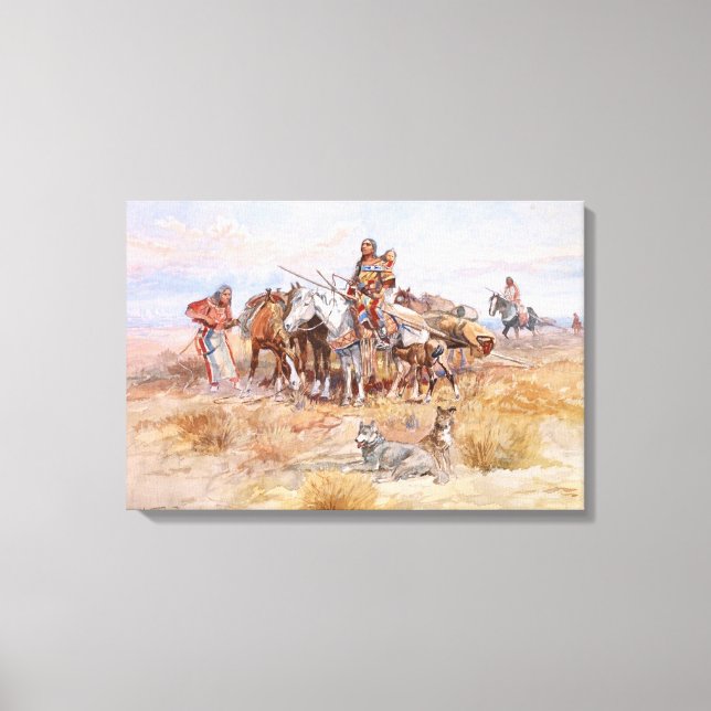 Breaking Camp Canvas Print (Front)