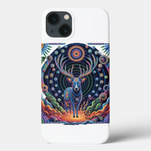 Breaking Chains Indigenous Art Aztec Deer iPhone 13 Case