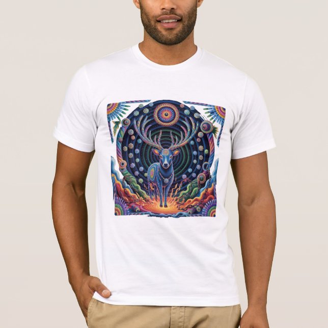 Breaking Chains | Indigenous Aztec Art | Peyote T-Shirt (Front)
