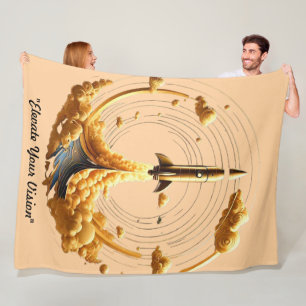"Breaking Cosmic Barriers" Fleece Blanket