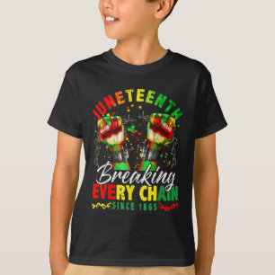 Breaking Every Chain Since 1865 Women Men Juneteen T-Shirt
