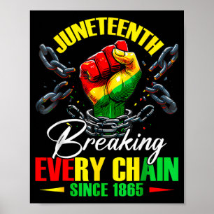 Breaking every chain since 1865 women men poster