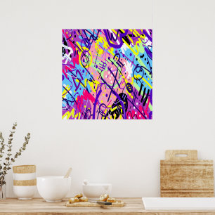 Breaking Free: Abstract Art  Poster