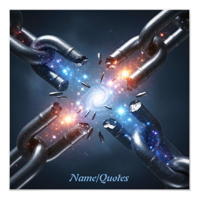 Breaking Free – Explosive Power Chain Photo Print (Front)