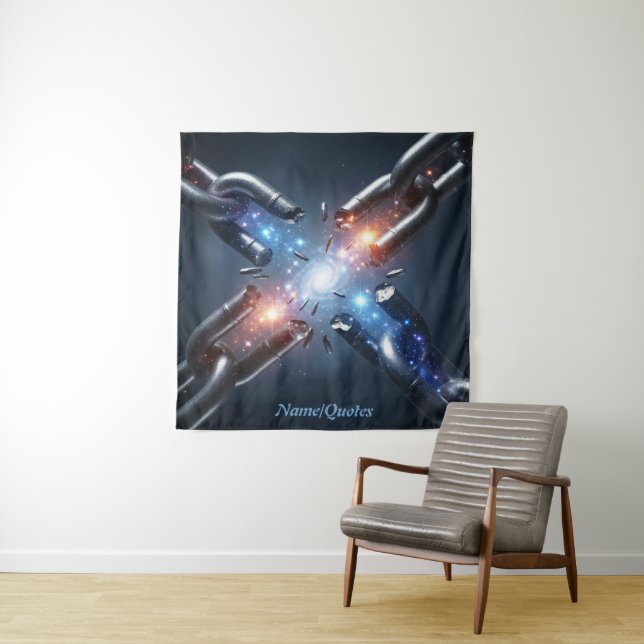 Breaking Free – Explosive Power Chain Tapestry (In Situ)