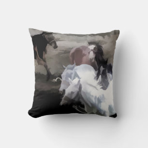 Breaking Free   -  Wild Horses Cushion