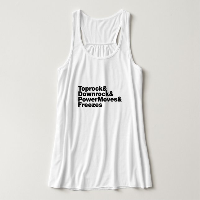 Breaking Moves (Breakdancing) Singlet (Design Front)