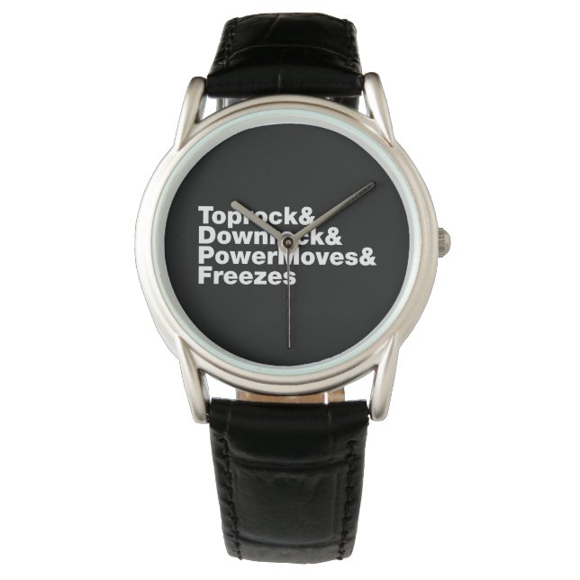 Breaking Moves (Breakdancing) Watch (Front)