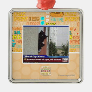 Breaking News 2 Metal Tree Decoration