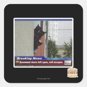 Breaking News 2 Square Sticker