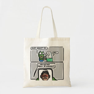 “Breaking News Confusion” Tote Bag