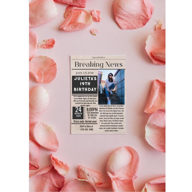 Breaking news invitation (Creator Uploaded)