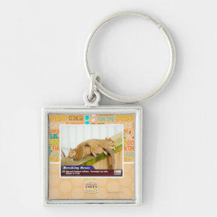 Breaking News Key Ring