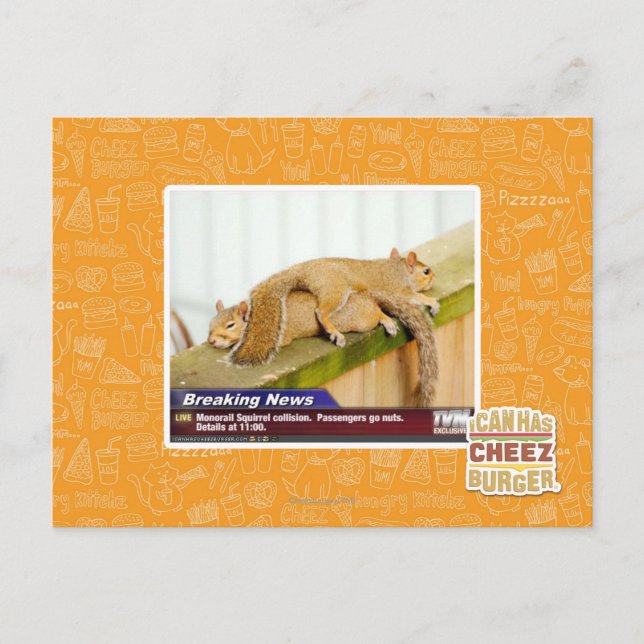 Breaking News Postcard (Front)