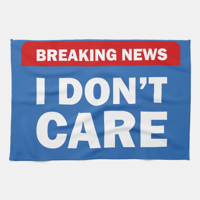 Breaking News Tea Towel (Horizontal)