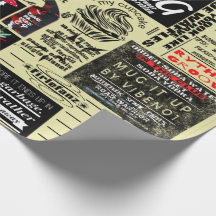 Breaking News Wrapping Paper