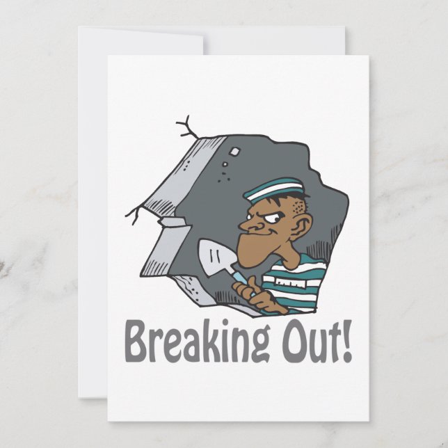 Breaking Out Invitation (Front)