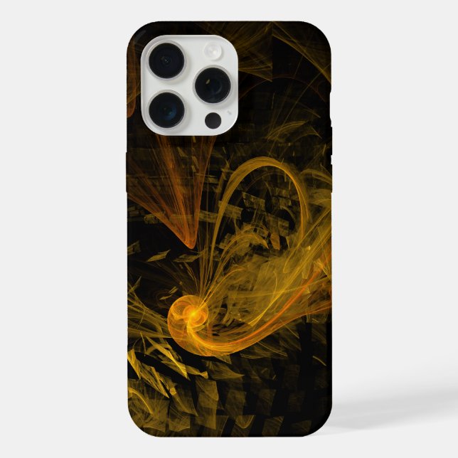 Breaking Point Abstract Art iPhone Case (Back)