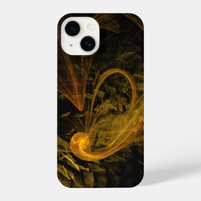Breaking Point Abstract Art iPhone Case (Back)
