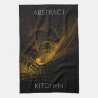 Breaking Point Abstract Art Kitchen Towel