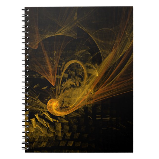 Breaking Point Abstract Art Notebook (Front)