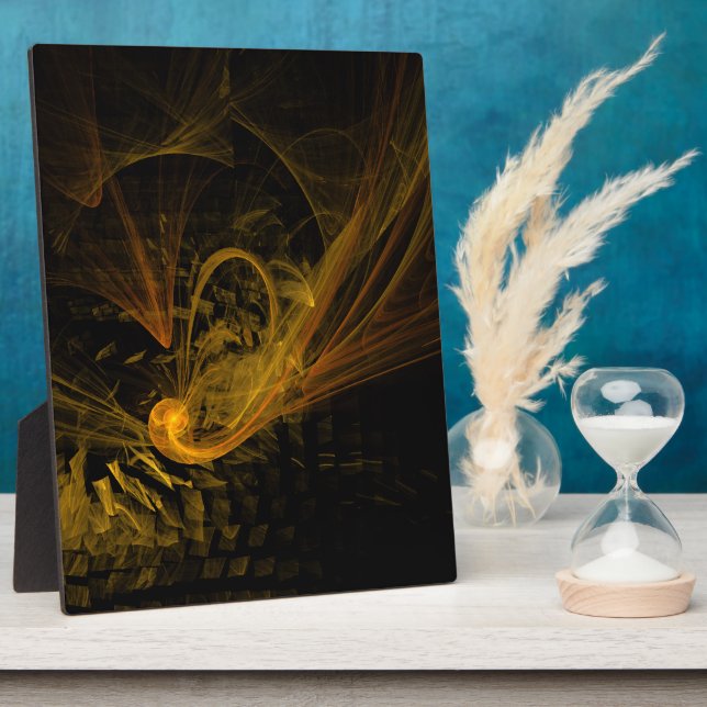 Breaking Point Abstract Art Plaque (Side)