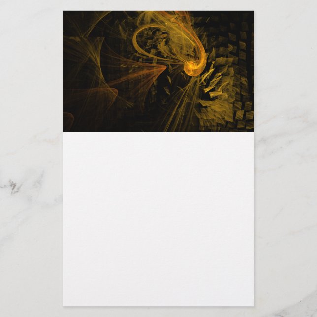 Breaking Point Abstract Art Stationery (Front)