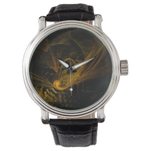 Breaking Point Abstract Art Watch