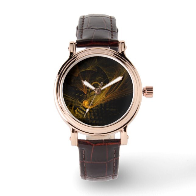 Breaking Point Abstract Art Watch (Front)