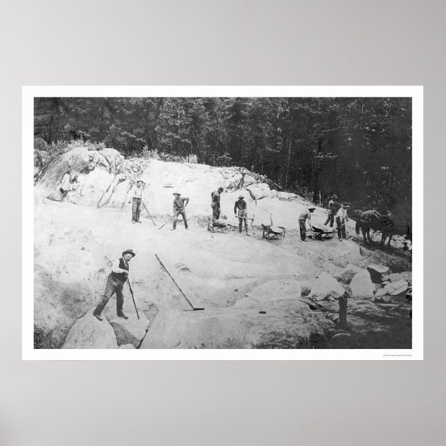 Breaking Rocks Alaska 1916 Poster (Front)