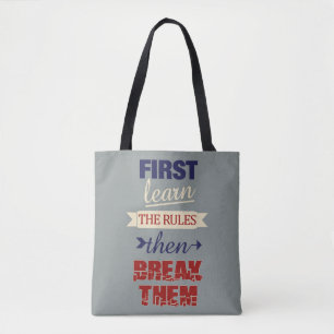Breaking Rules bags