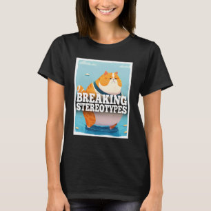 Breaking Stereotypes Floating Fluffy Cat Kitten_1 T-Shirt