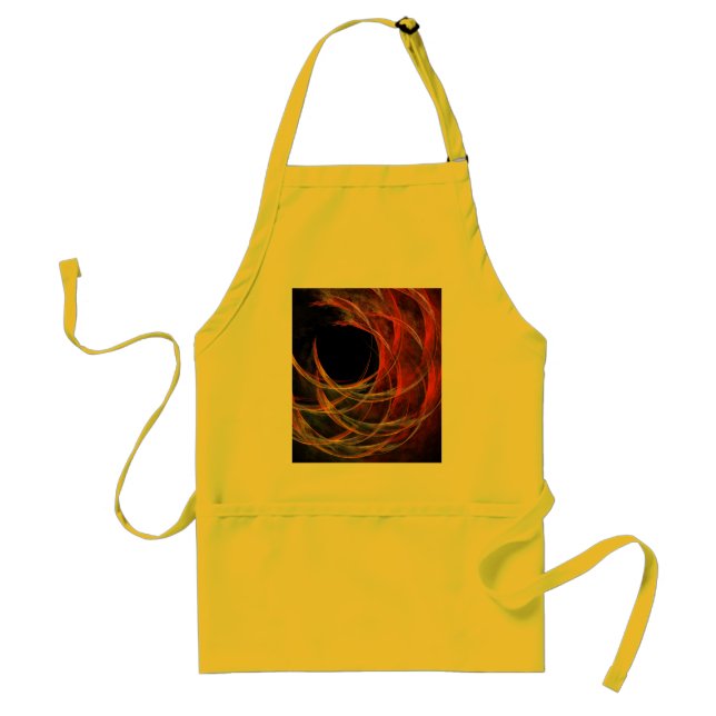 Breaking the Circle Abstract Art Apron (Front)