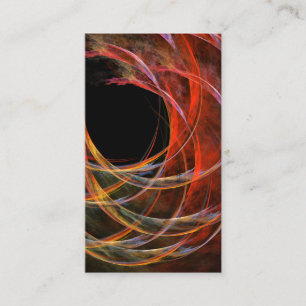 Breaking the Circle Abstract Art Business Card