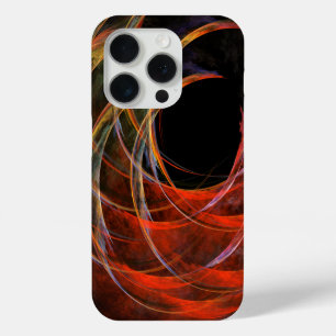 Breaking the Circle Abstract Art iPhone 15 Pro Case