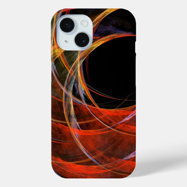 Breaking the Circle Abstract Art Case-Mate iPhone Case (Back)