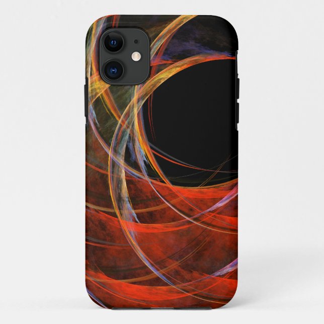 Breaking the Circle Abstract Art Case-Mate iPhone Case (Back)