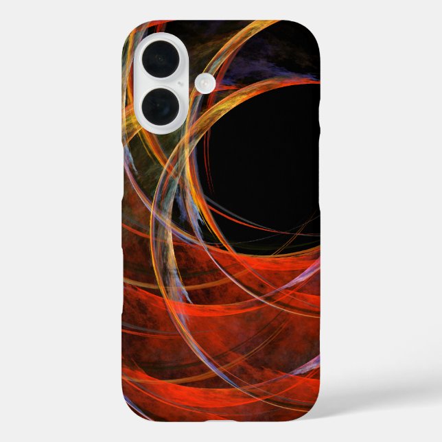 Breaking the Circle Abstract Art Case-Mate iPhone Case (Back)