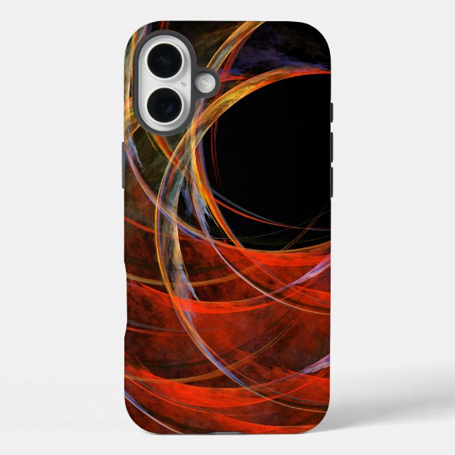 Breaking the Circle Abstract Art Case-Mate iPhone Case (Back)