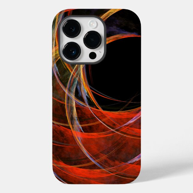 Breaking the Circle Abstract Art Case-Mate iPhone Case (Back)