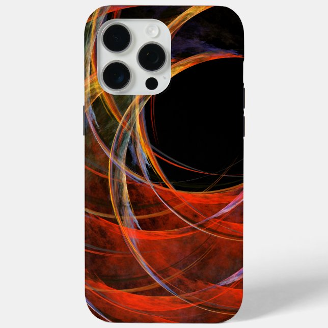 Breaking the Circle Abstract Art Case-Mate iPhone Case (Back)