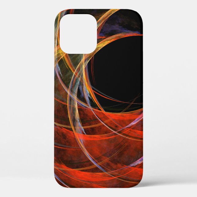 Breaking the Circle Abstract Art Case-Mate iPhone Case (Back)