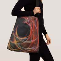 Breaking the Circle Abstract Art Cross Body