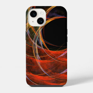 Breaking the Circle Abstract Art iPhone 14 Case