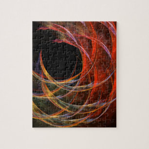 Breaking the Circle Abstract Art Jigsaw Puzzle
