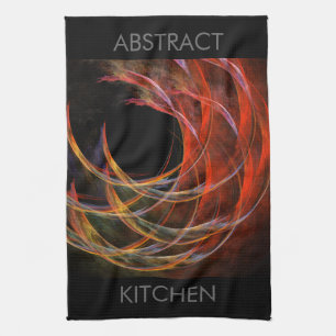 Breaking the Circle Abstract Art Kitchen Towel