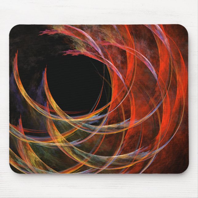 Breaking the Circle Abstract Art Mousepad (Front)