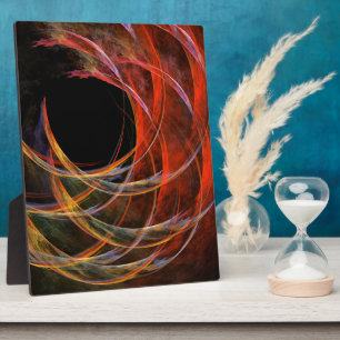Breaking the Circle Abstract Art Plaque