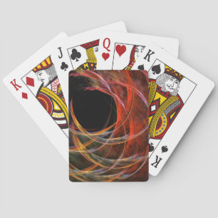 Breaking the Circle Abstract Art Playing Cards