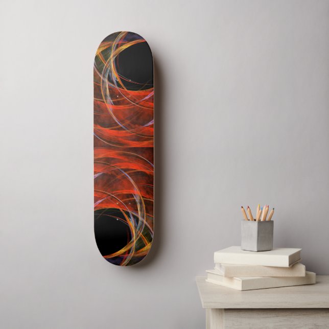 Breaking the Circle Abstract Art Skateboard (Wall Art)
